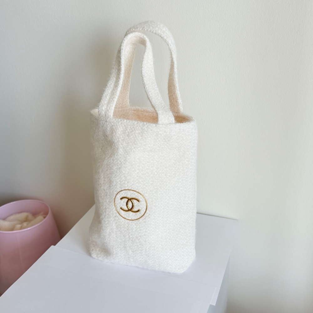 Chanel Holiday Cosmetic Fluffy Pouch